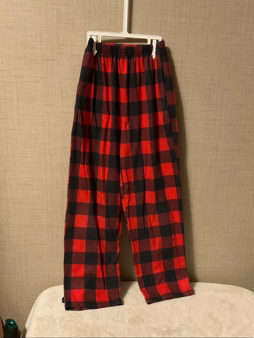 Kids Red & Black Buffalo Plaid Sleep Pants
